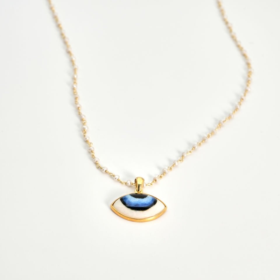 Göz İnci Zincir Kolye