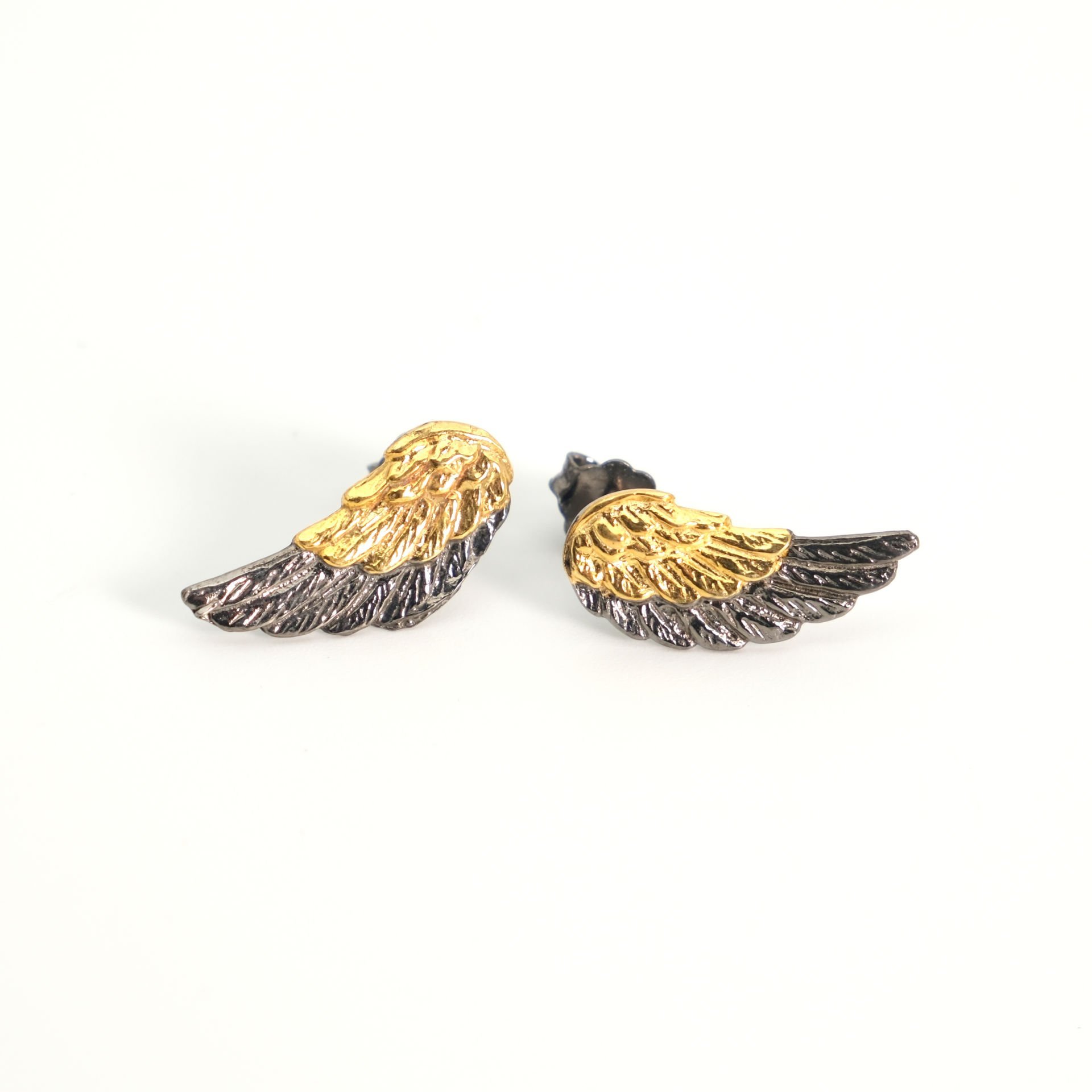 Çift Renkli Kanat Küpe