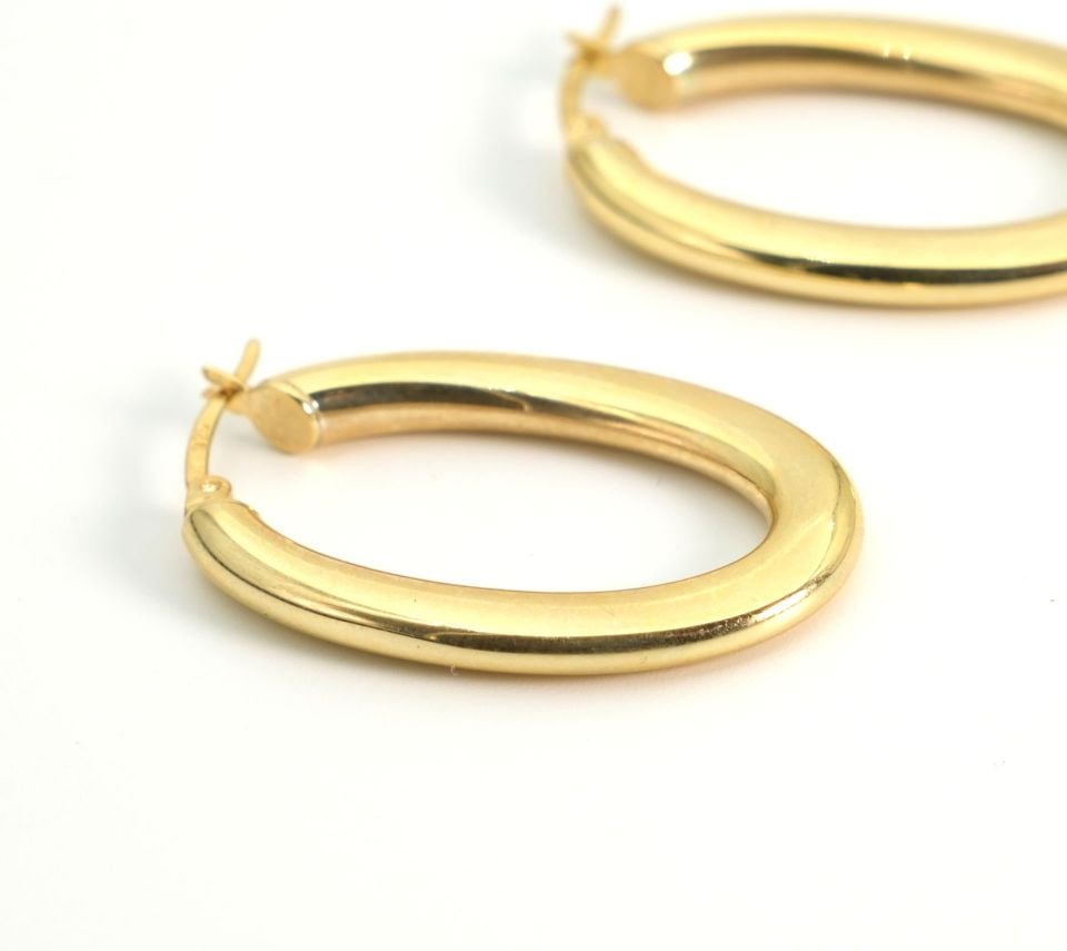 Halka Gümüş Küpe