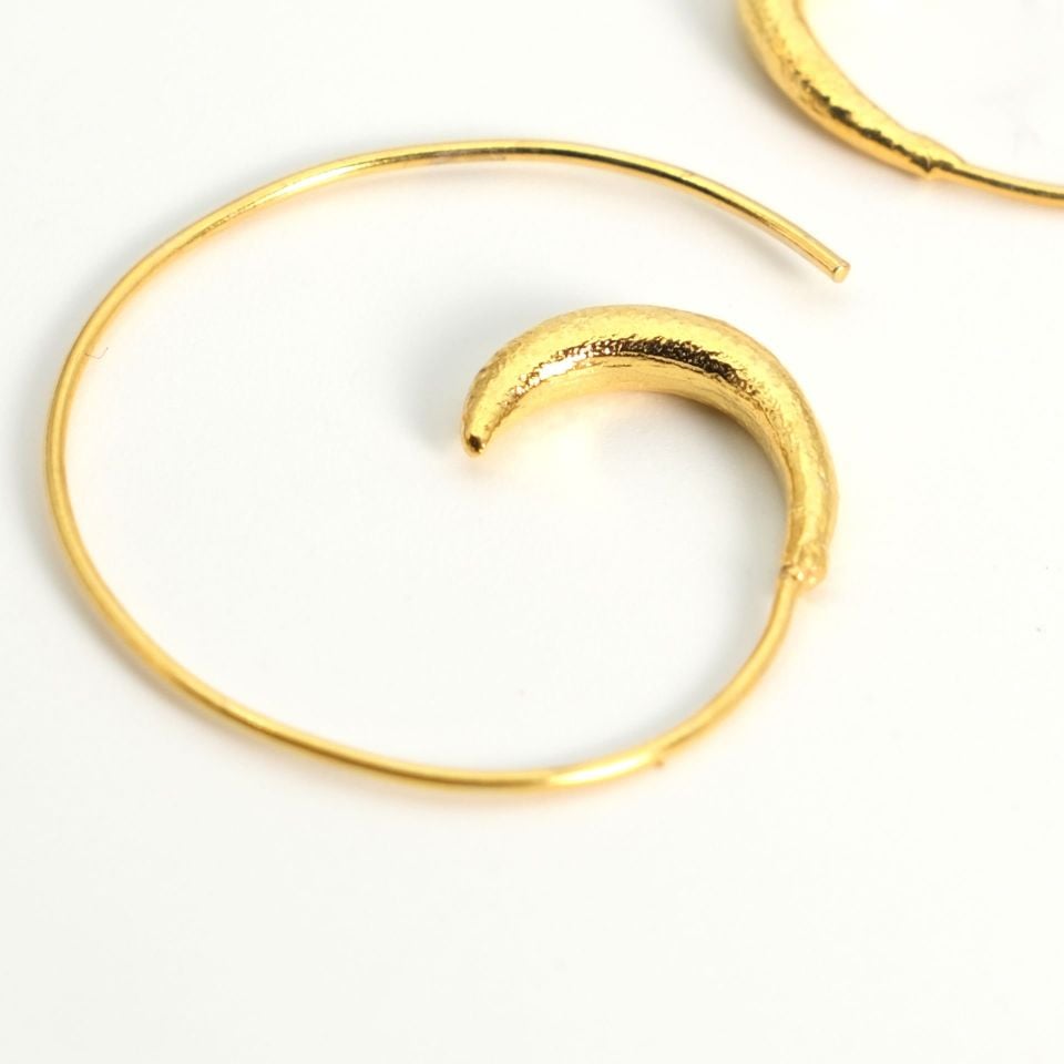 Spiral Gümüş Küpe