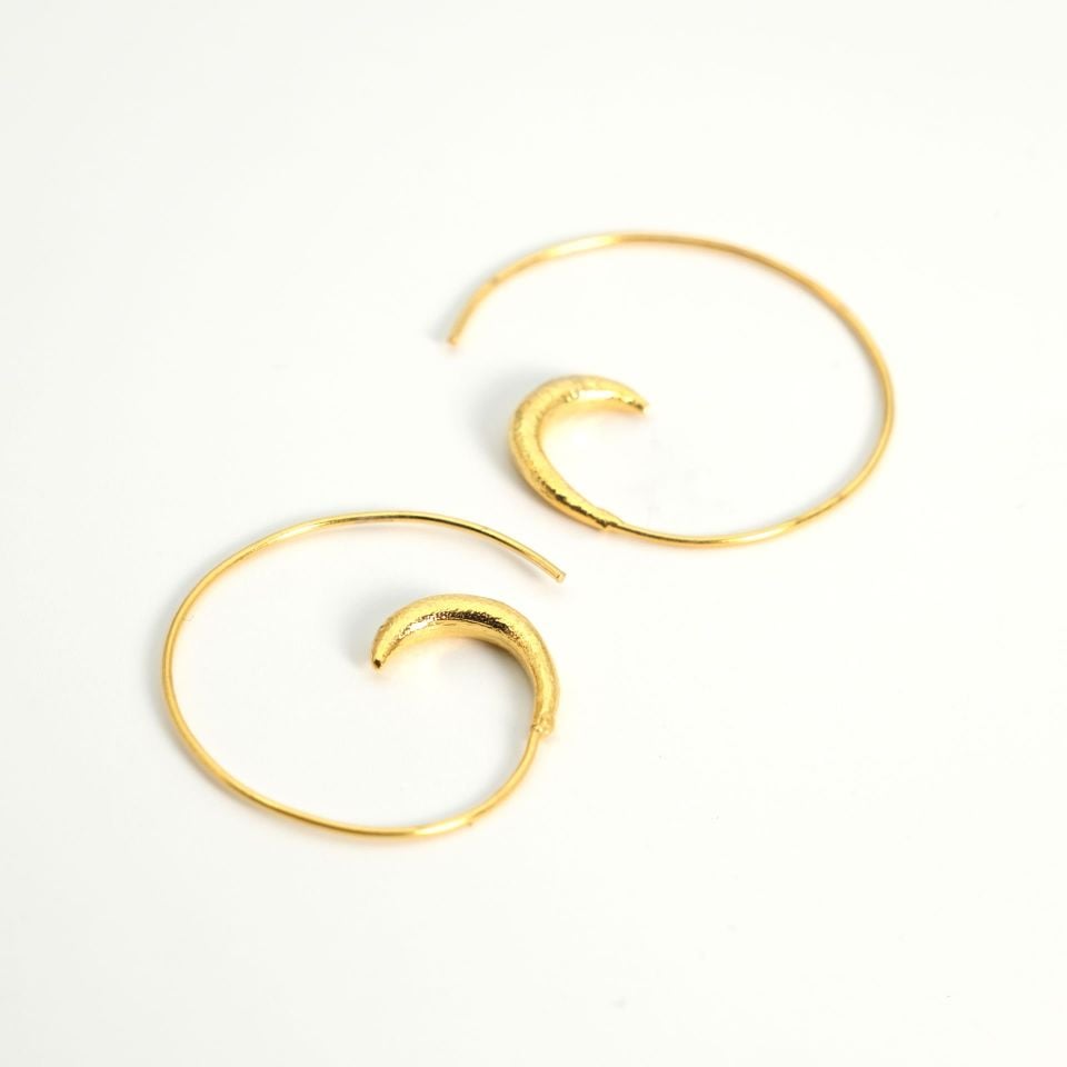 Spiral Gümüş Küpe