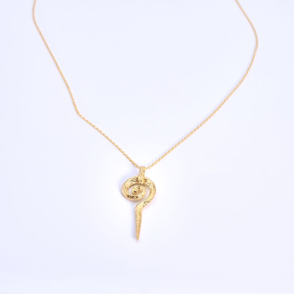 Spiral Gümüş Kolye