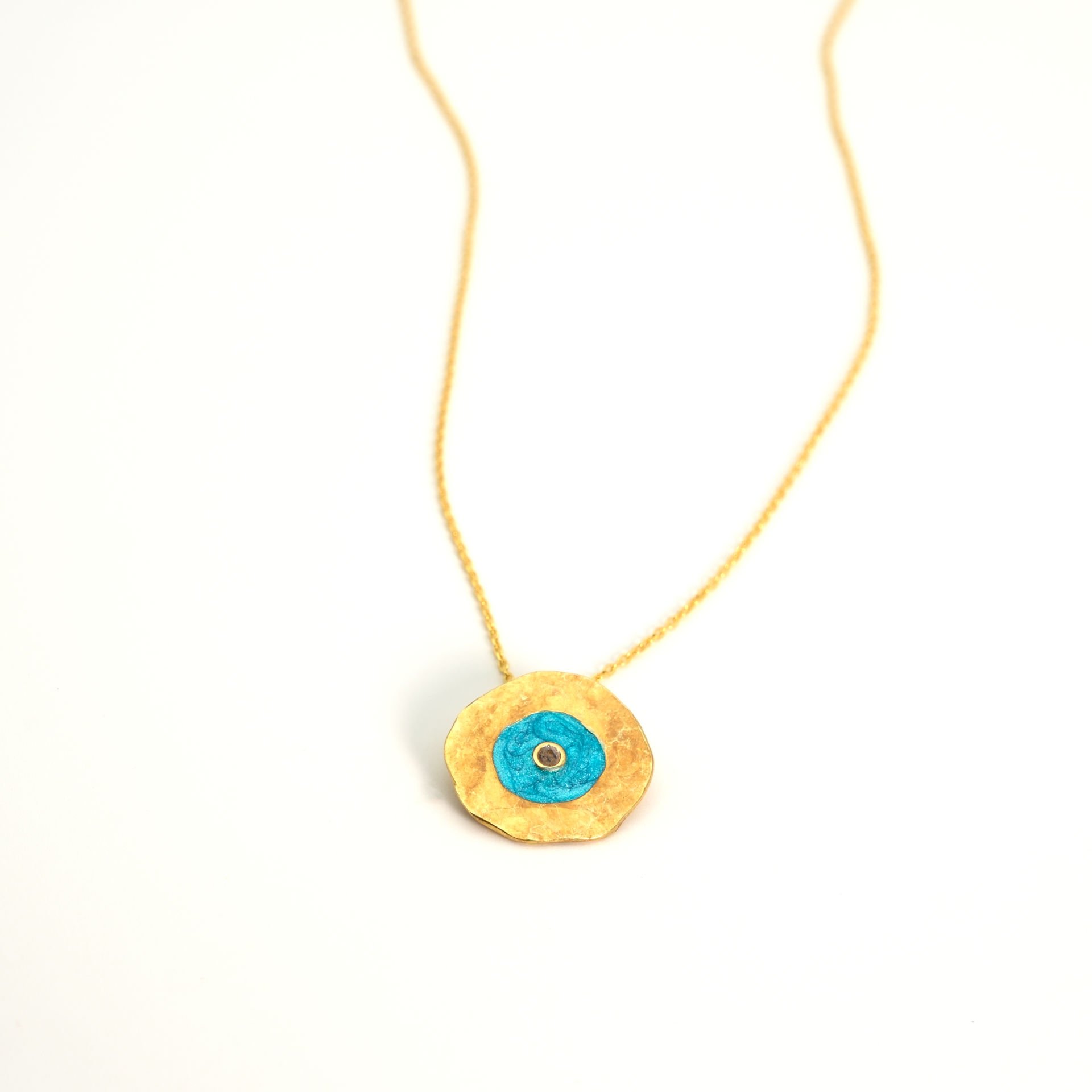 Parıltılı Göz Kolye