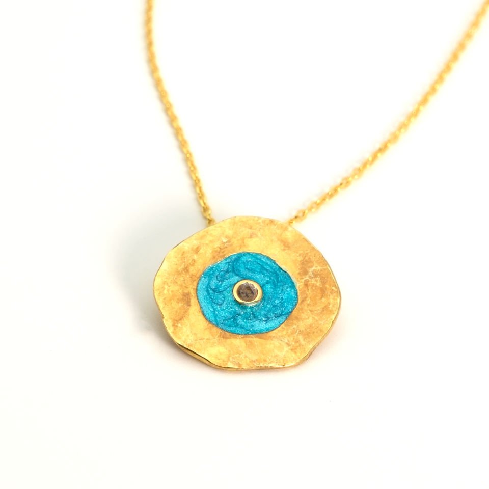 Parıltılı Göz Kolye