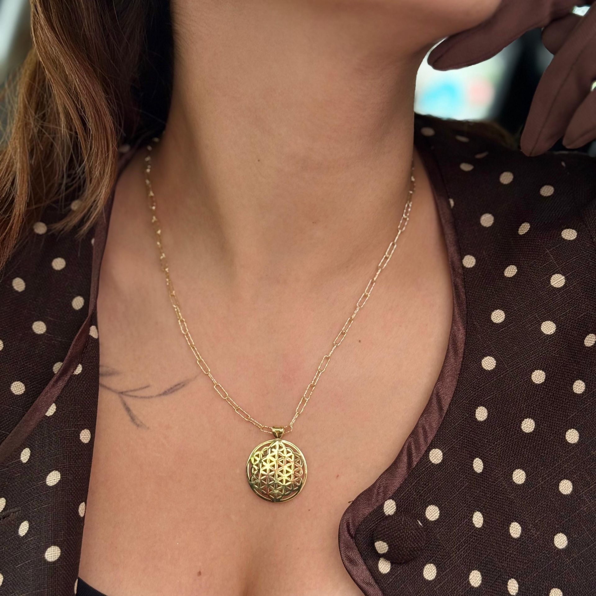 İtalyan Yaşam Çiçeği Kolye