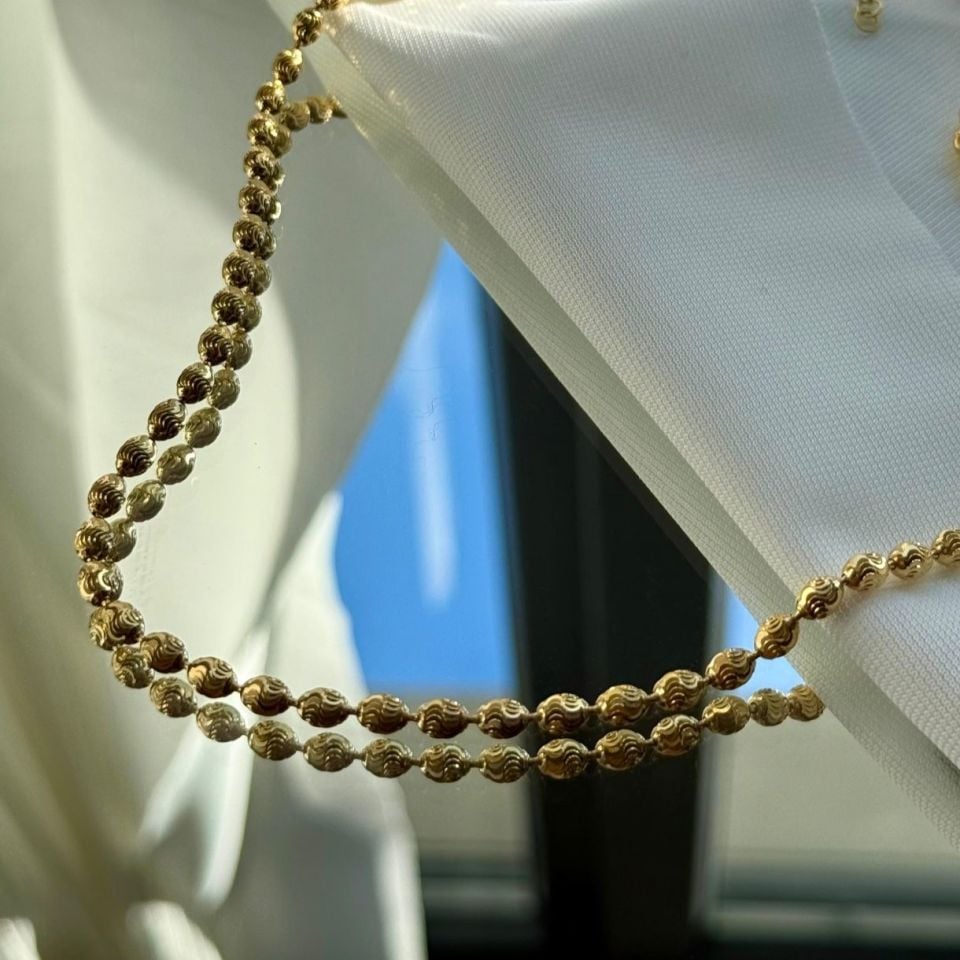 Oval Dorika Gümüş Kolye