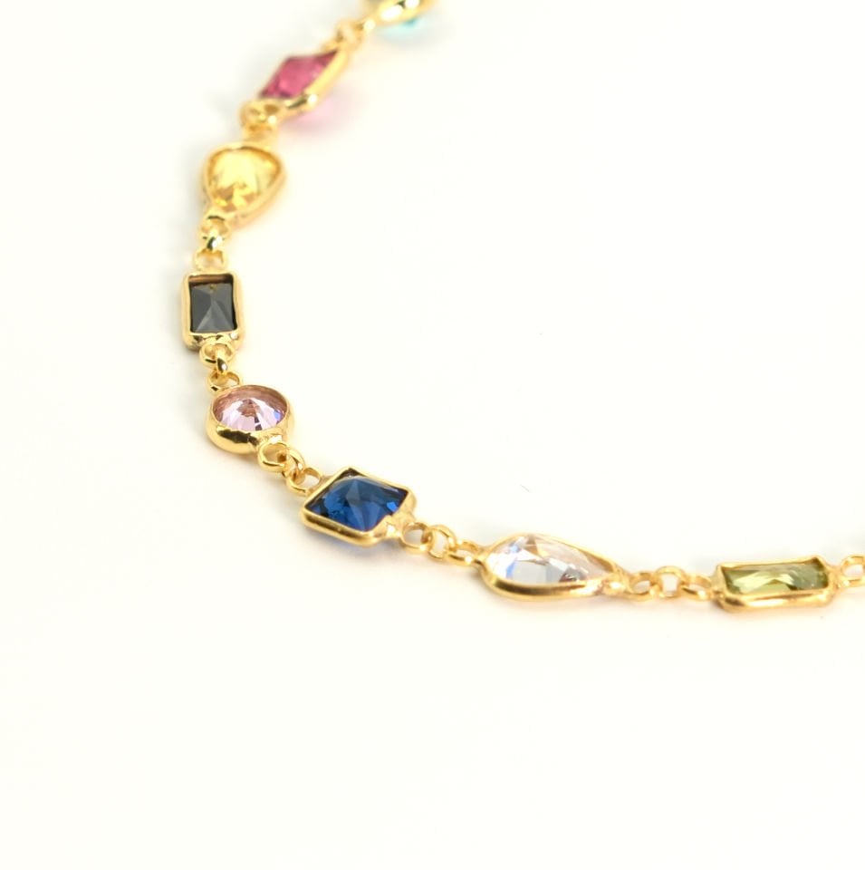 Renkli Taş Bileklik