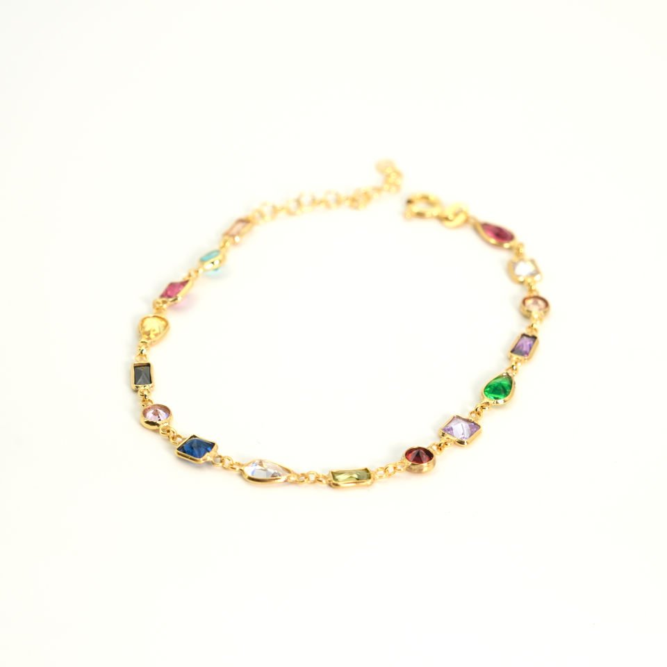 Renkli Taş Bileklik