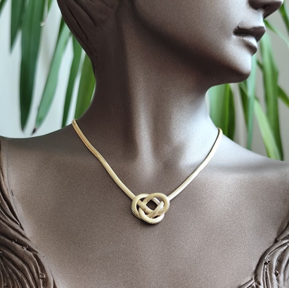 Balıksırtı Kazaziye Altın Kolye