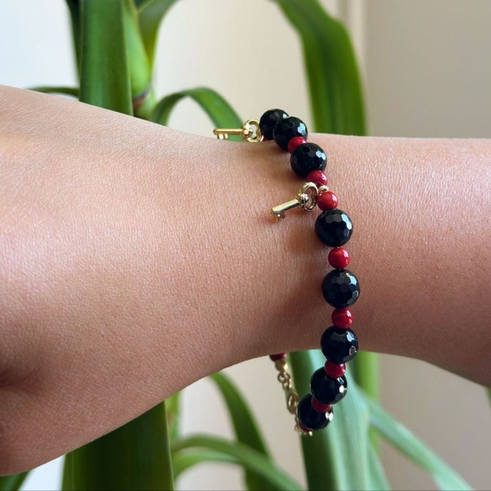 Anahtar 14 Ayar Altın Bileklik