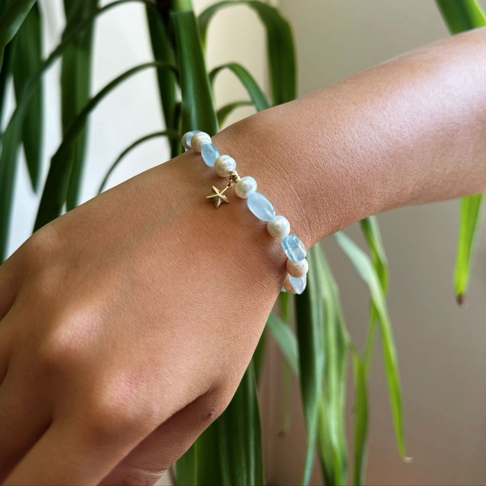 Yıldız 14 Ayar Altın Bileklik