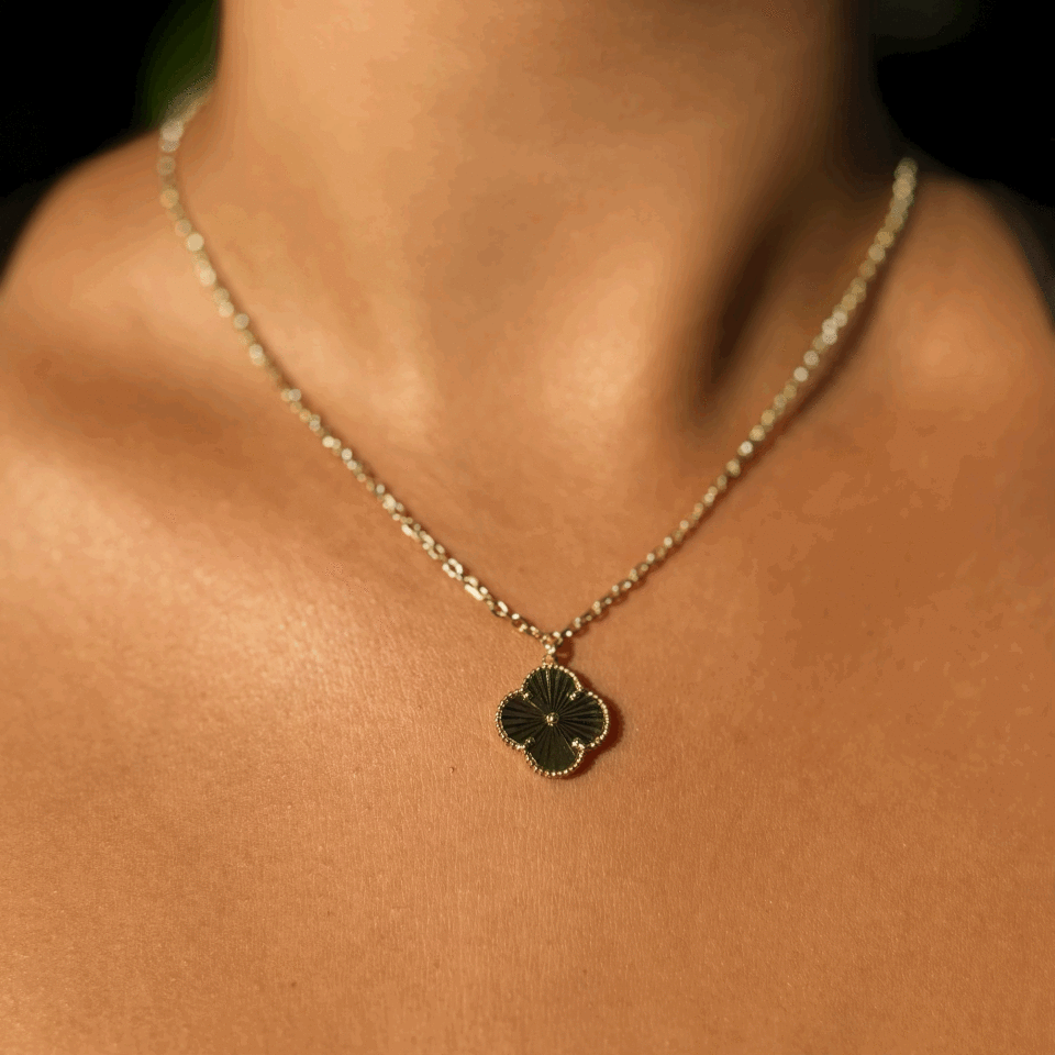 Yonca Altın Kaplama Kolye