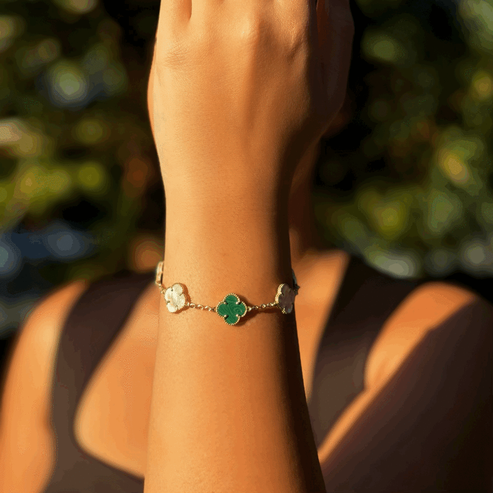 Yonca Karma Beşli Bileklik