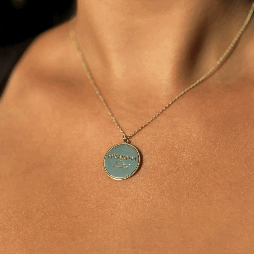 18K Altın Kaplama Gümüş Kolye