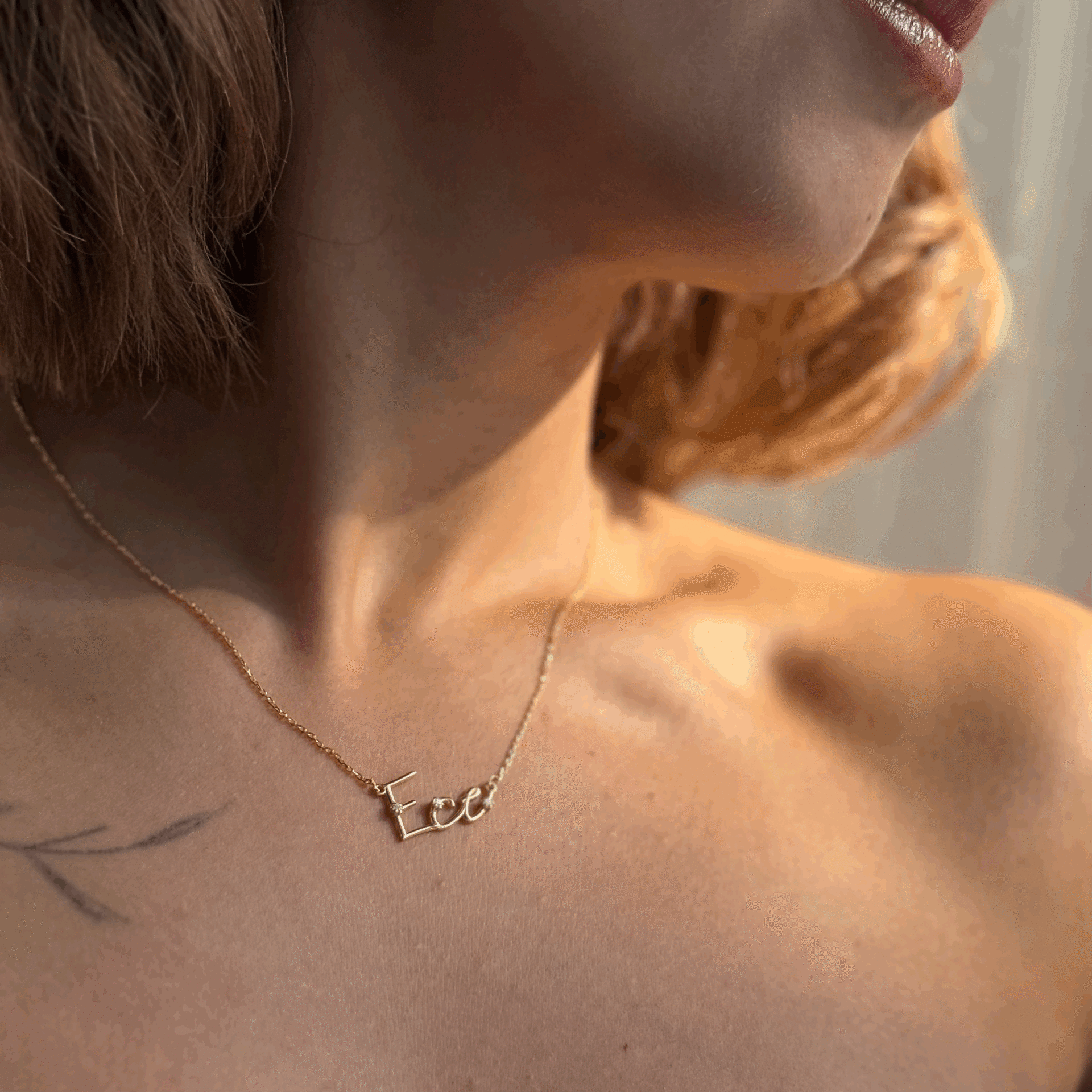 İsim Gümüş Kolye Kişiye Özel