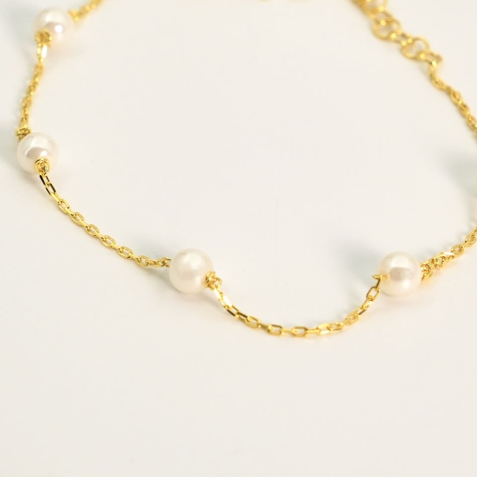 Yuvarlak İnci Bileklik