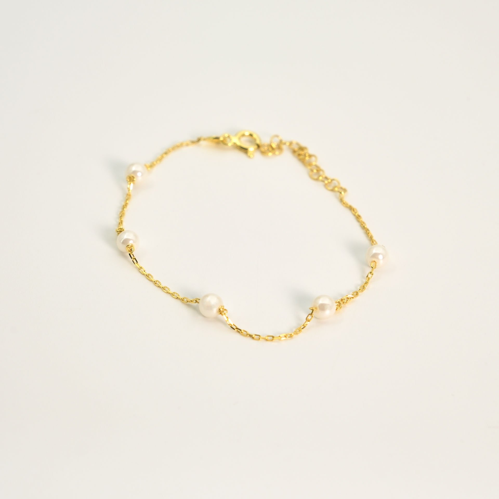 Yuvarlak İnci Bileklik