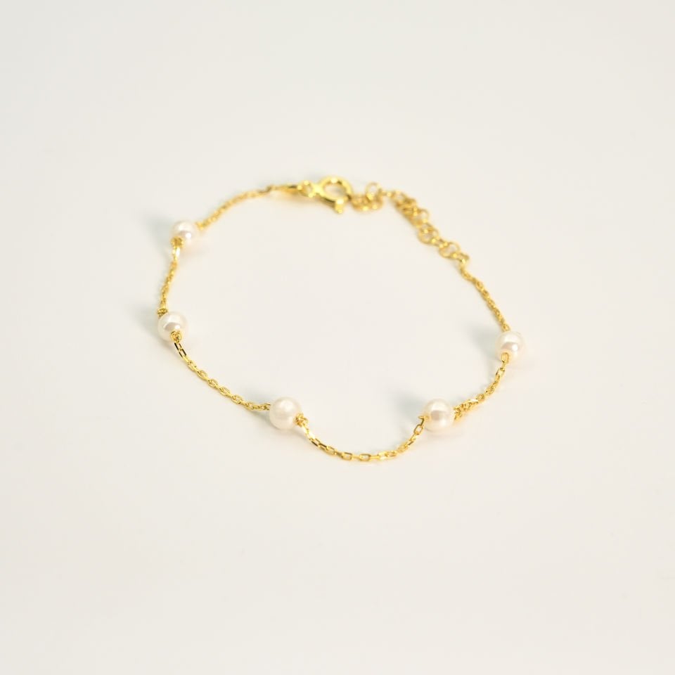 Yuvarlak İnci Bileklik