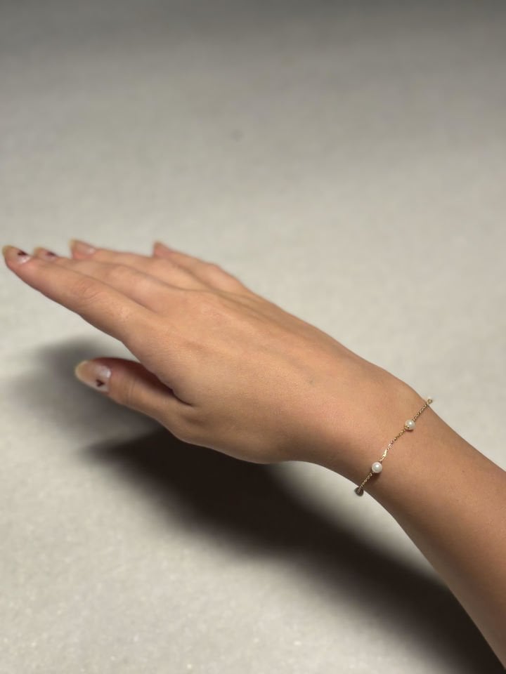 Yuvarlak İnci Bileklik