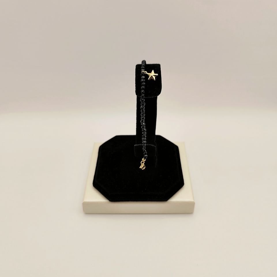 Yıldız Doğal Taş Bileklik 14 Ayar