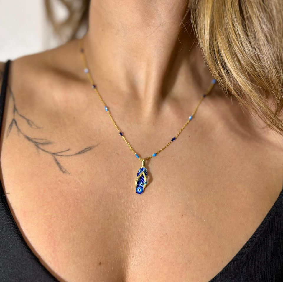 Nazar Terlik Zincir Kolye