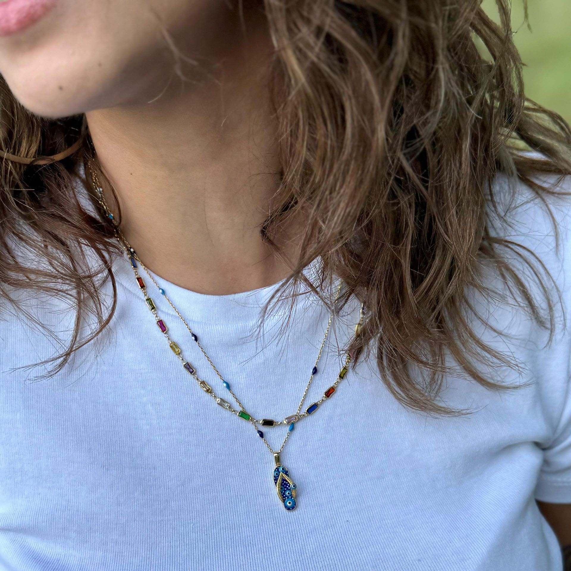 Nazar Terlik Zincir Kolye