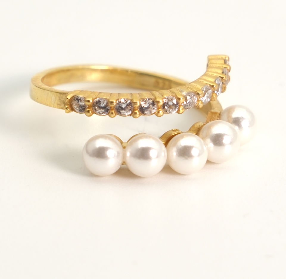 Pearl Stone Ring