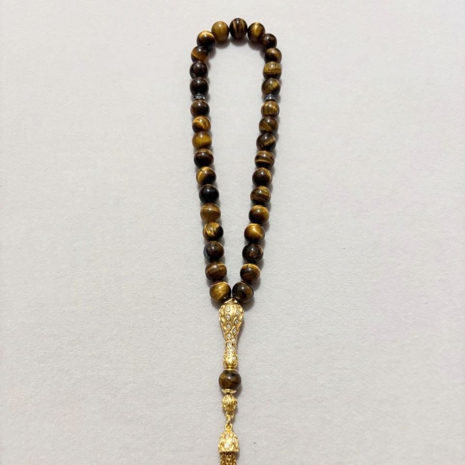 مسبحة حجر عين النمر