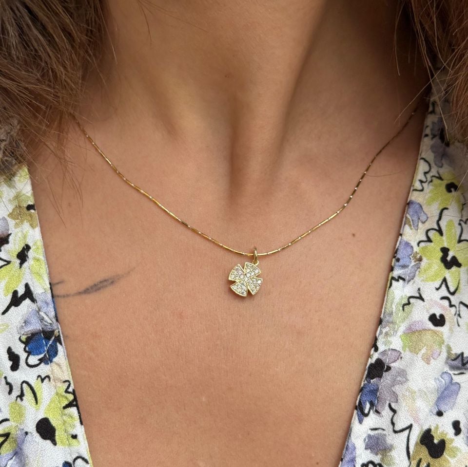 İtalyan Yonca Kolye