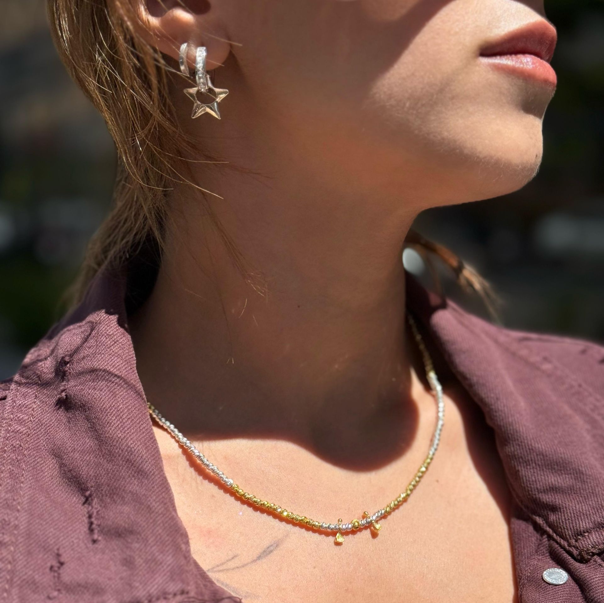 Gümüş Dorika Kolye