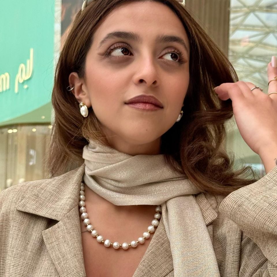 Doğal İnci 14 Ayar Altın Kolye