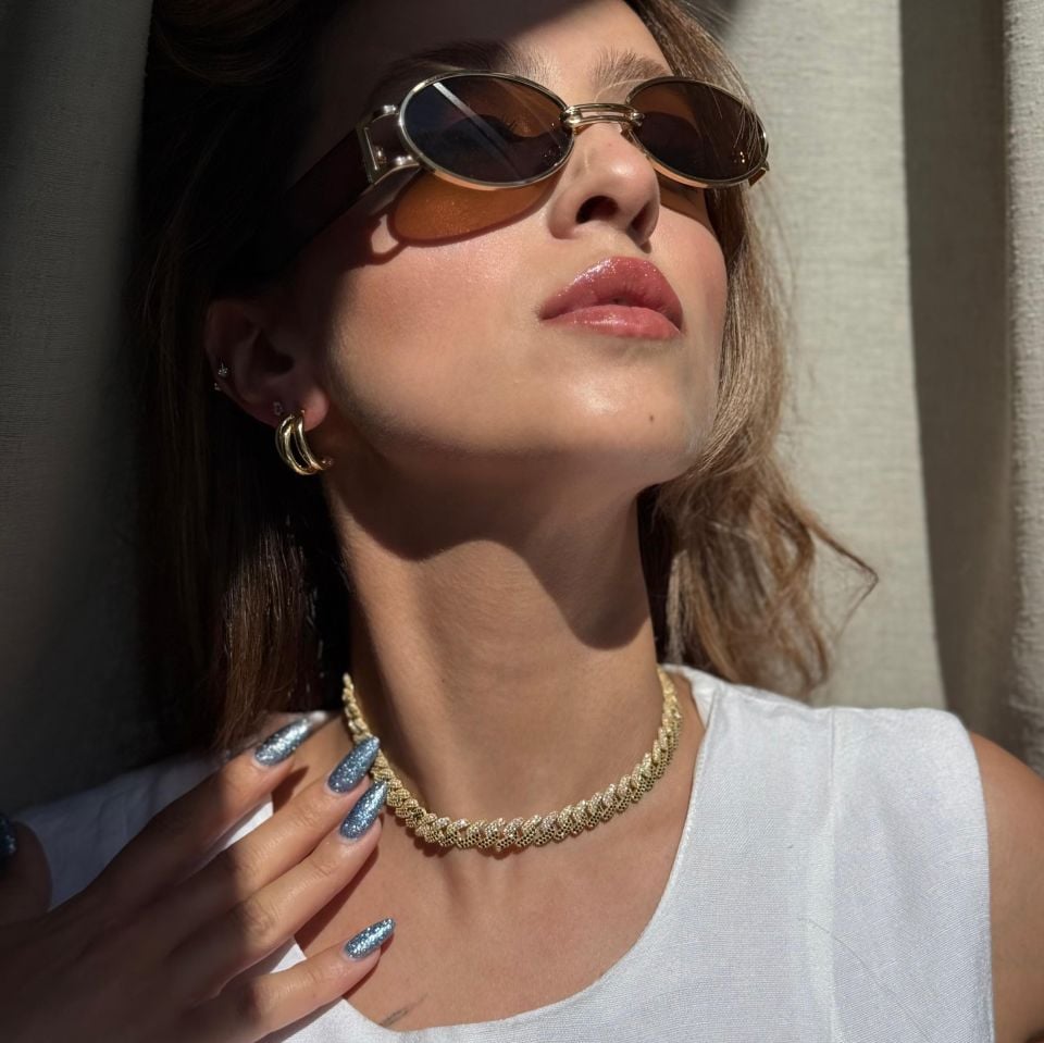 Gurmet Gold Taş İşlemeli Kolye