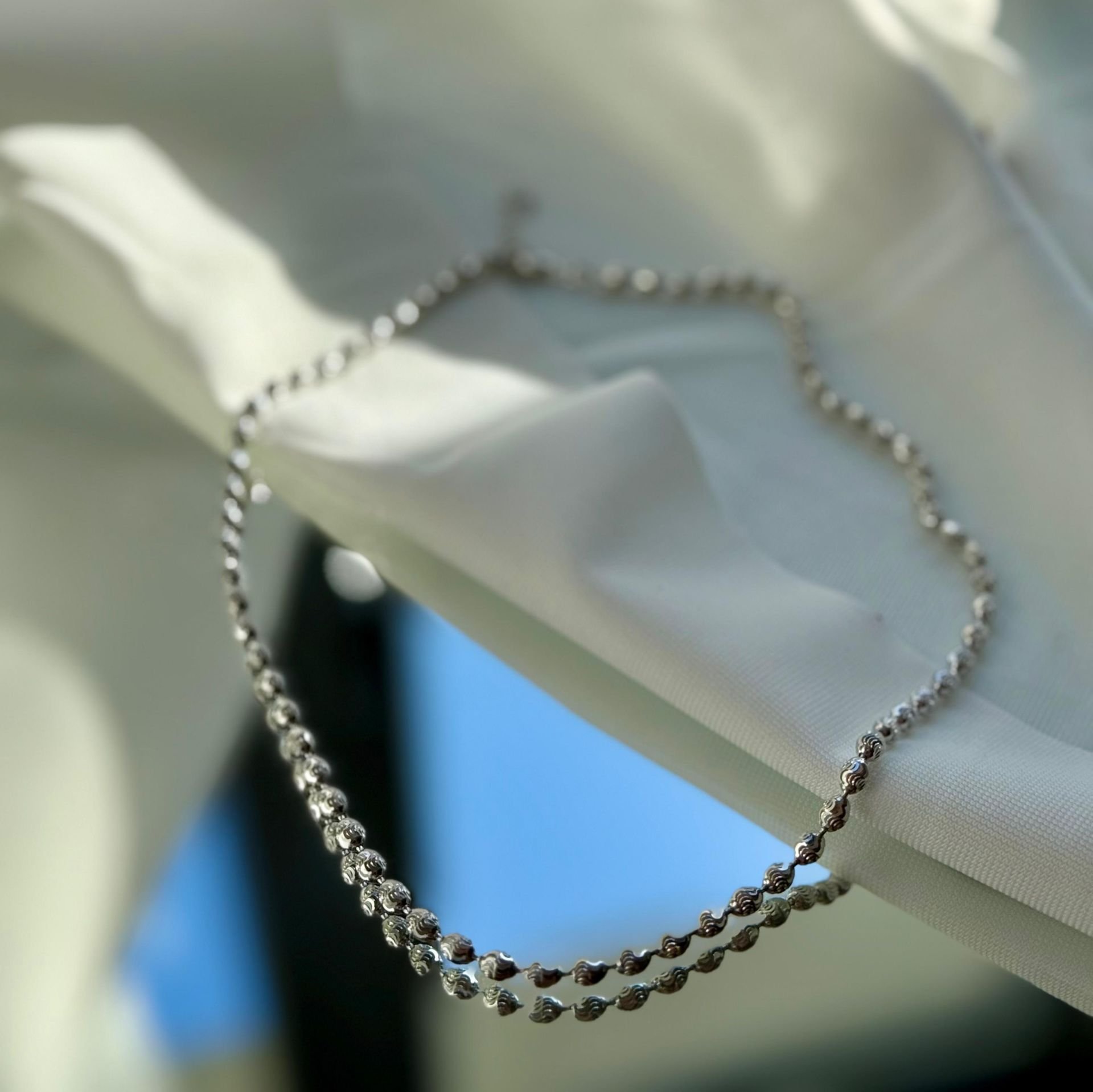 Oval Dorika Silver Kolye