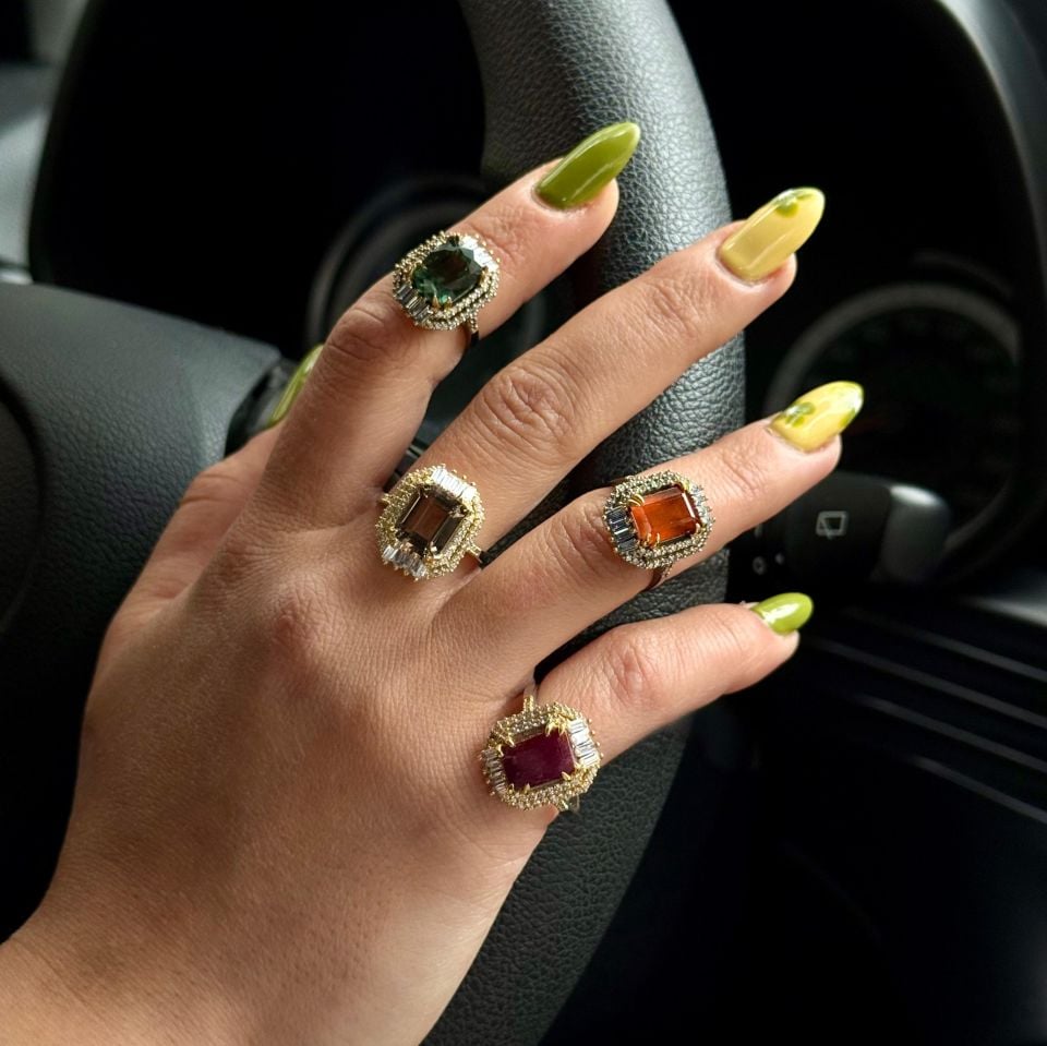 خاتم فضة روبي باجيت