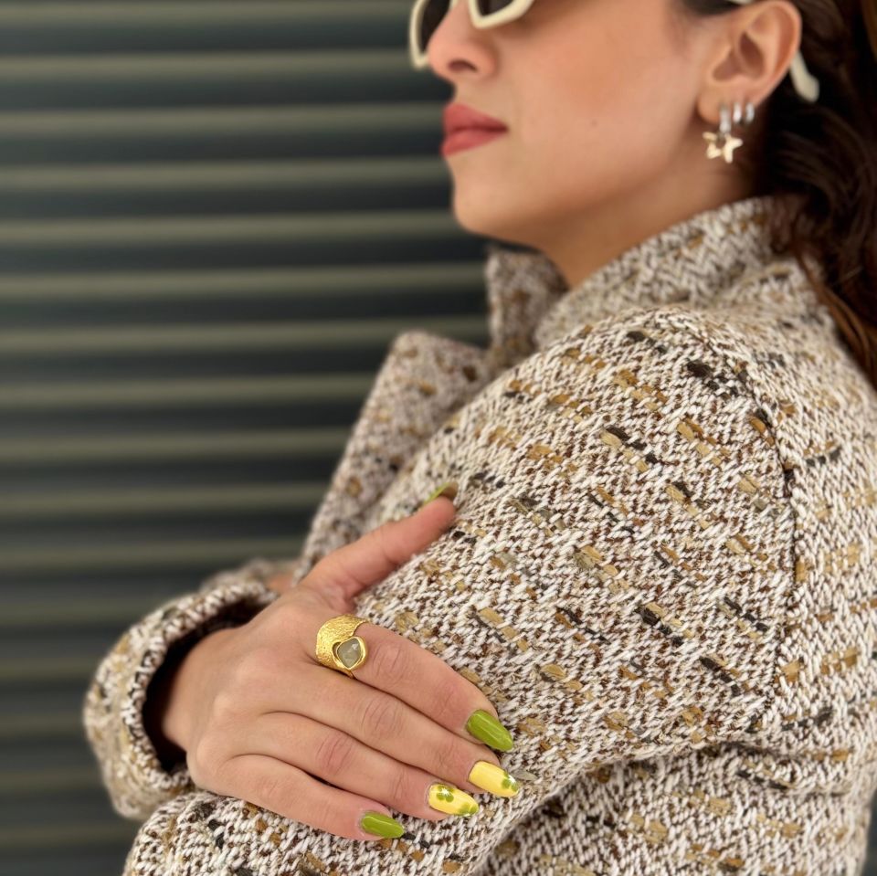 Aytaşı Altın Kaplama Gümüş Yüzük